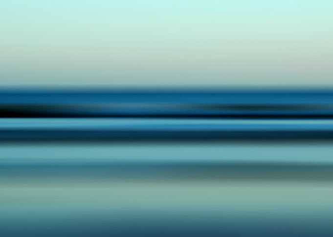 Muted Blue Horizon
