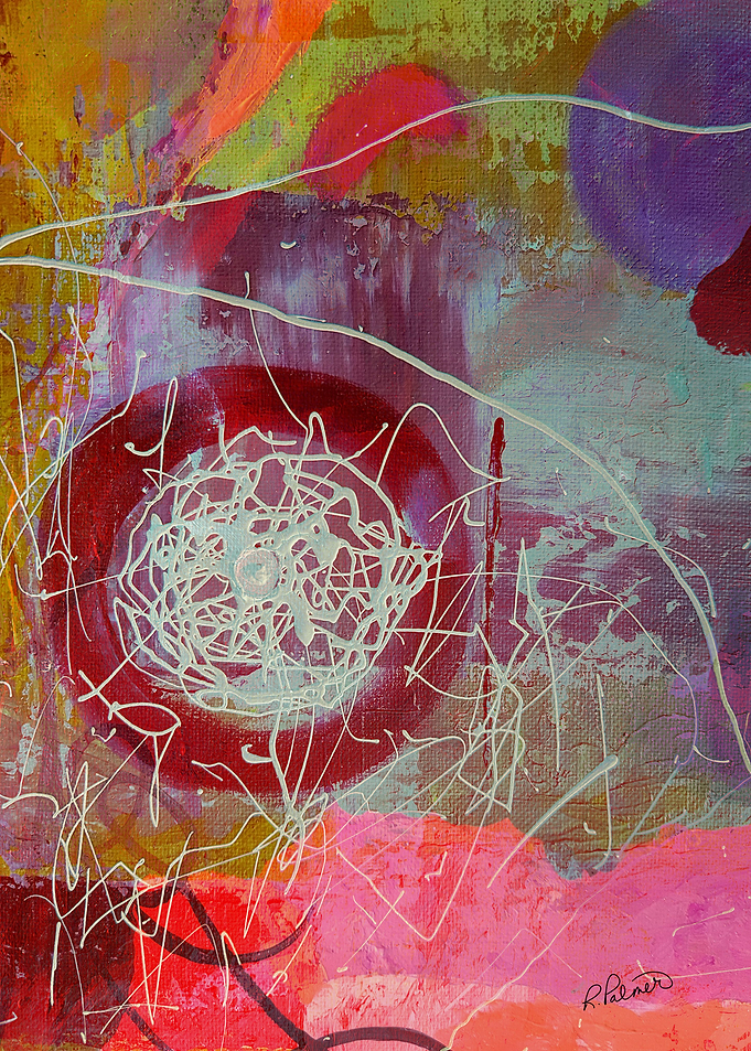 Red Circle Abstract