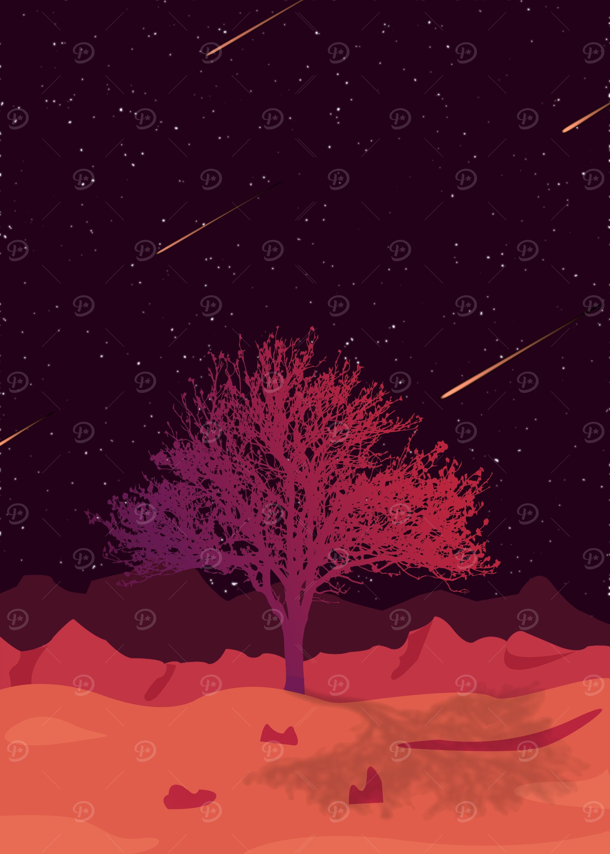 First Tree in Mars