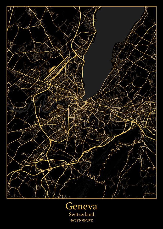 Geneva Switzerland map