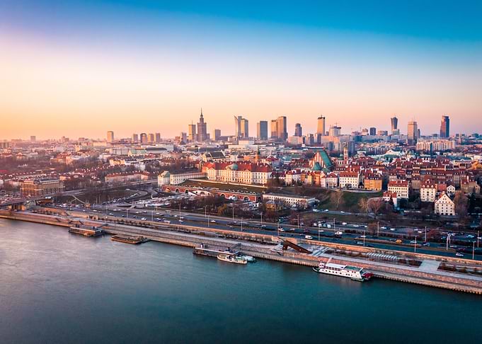 Warsaw sunrise