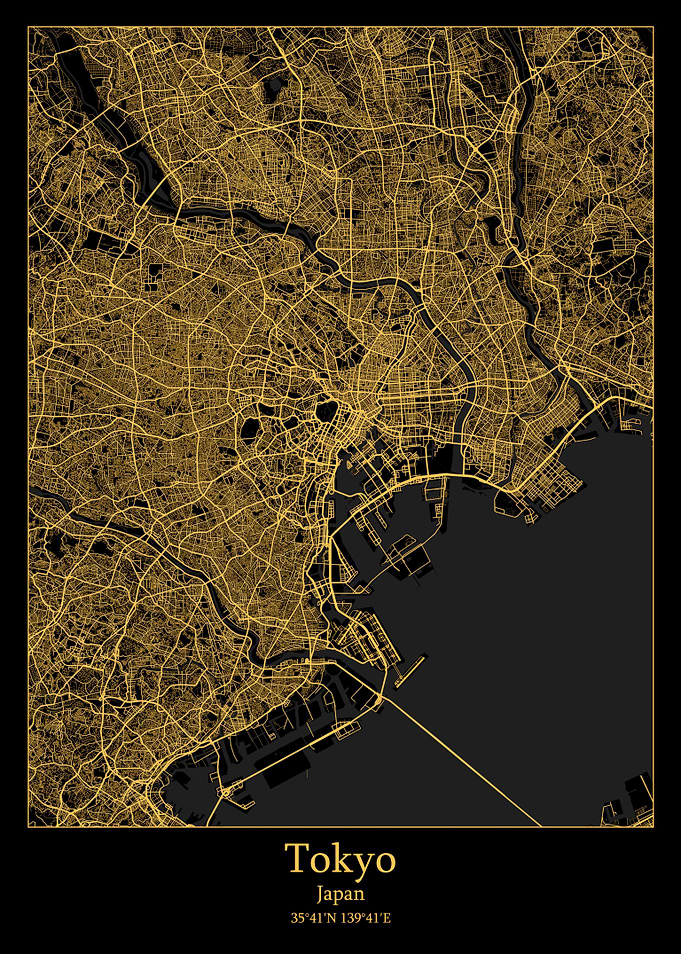 Tokyo city map