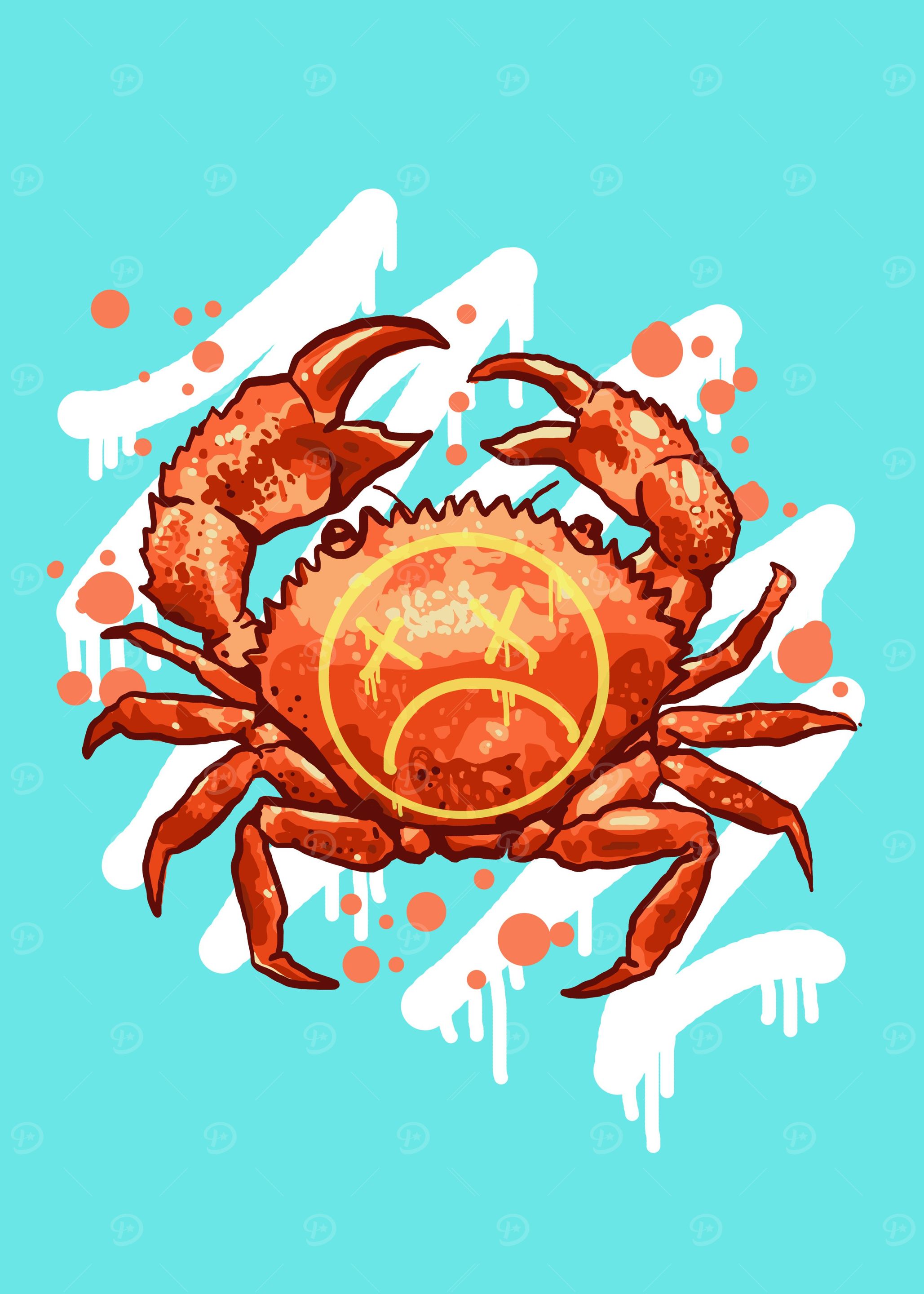sad crab
