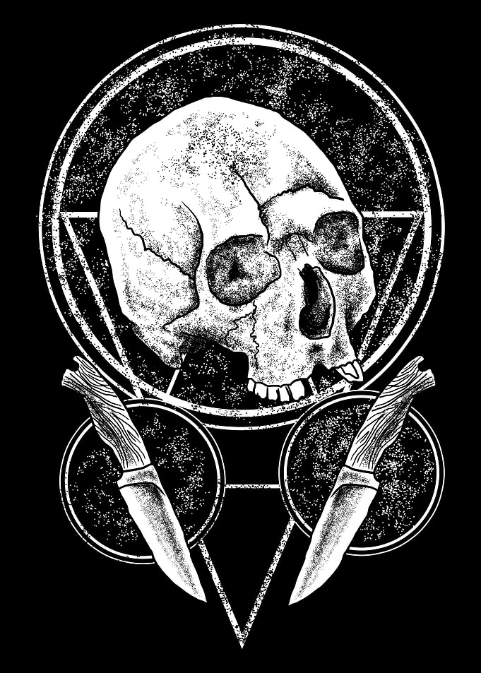 skull knife