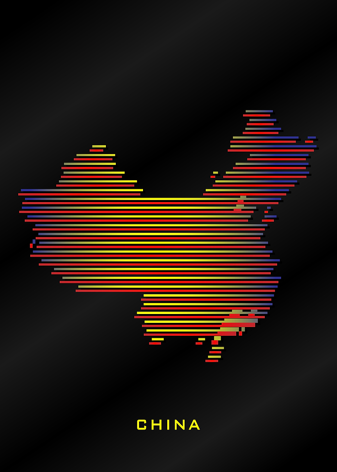 strip line China map