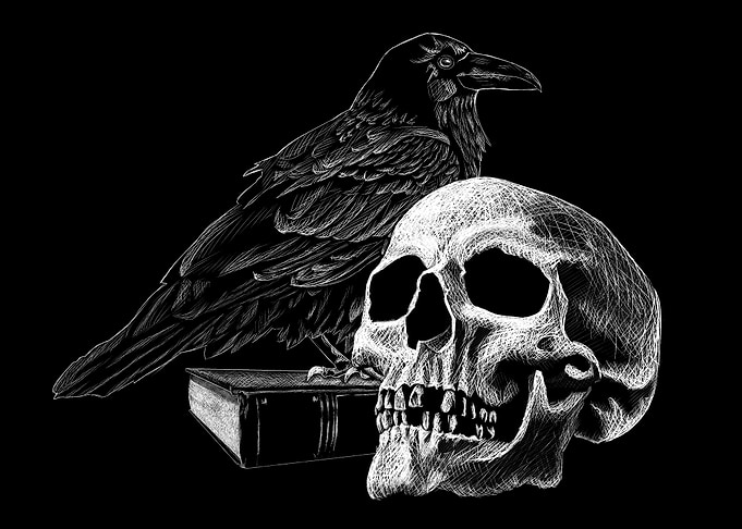 Raven and Skull