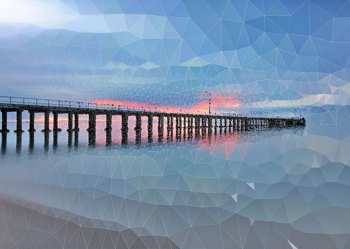 the bridge over the water