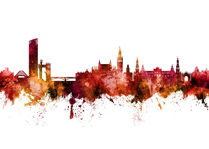 Sevilla Spain Skyline