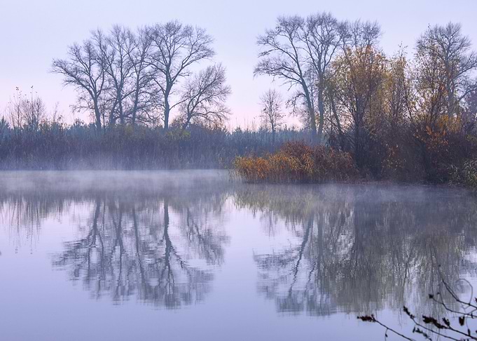 The lake near Kyiv city
