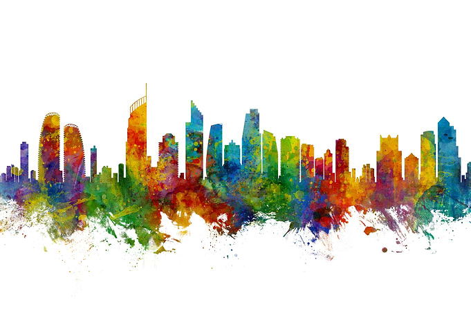 Gold Coast Skyline
