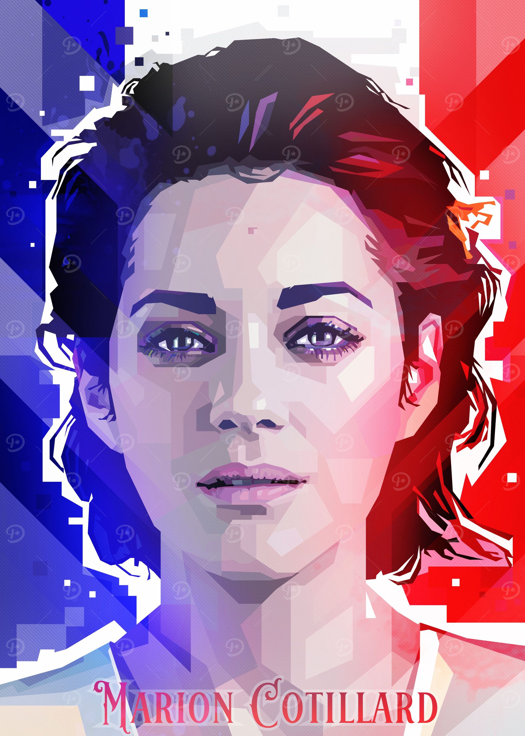 Marion Cotillard Pop Art