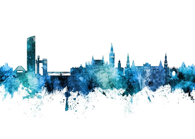 Sevilla Spain Skyline