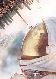 Astronaut and Bee Space