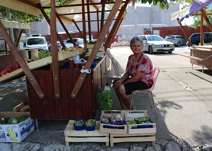 Selling Vegetables