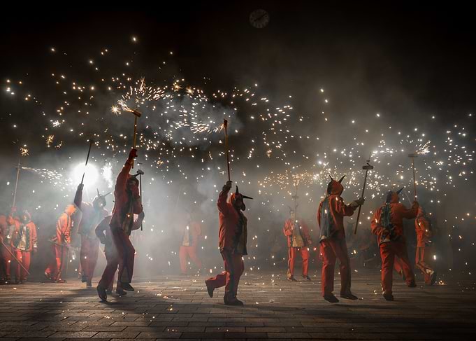 Correfocs in Catalonia