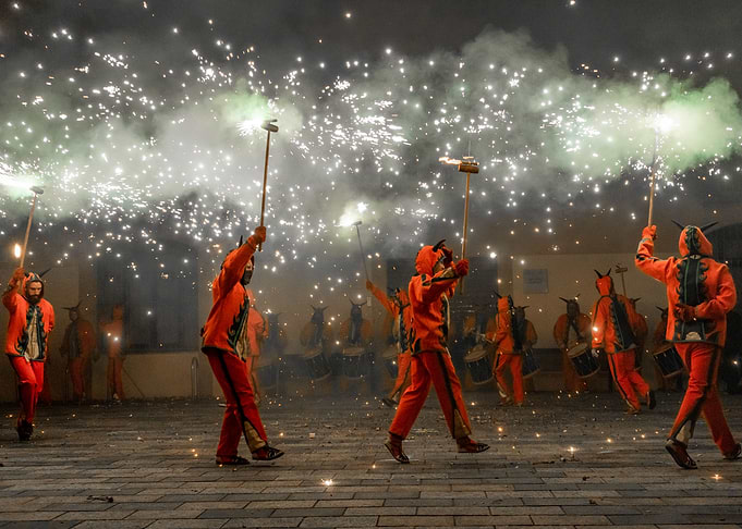 Correfocs in Catalonia