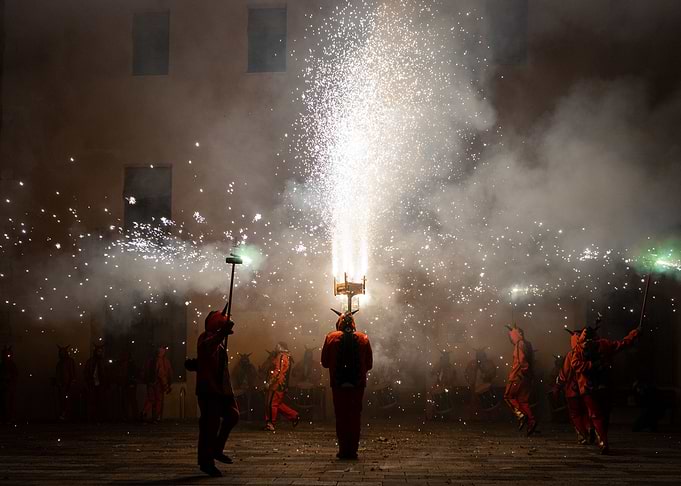 Correfocs in Catalonia