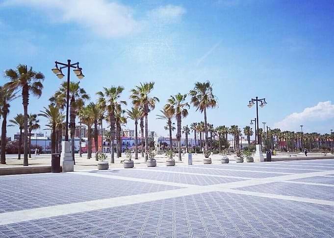 Beach boardwalk
