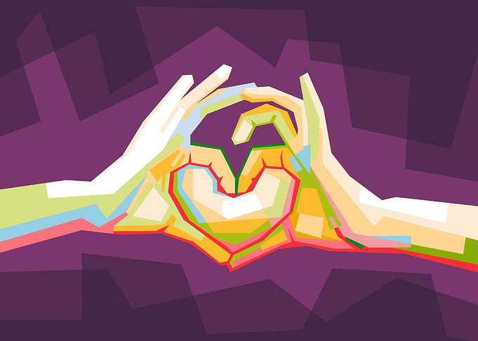 Love is colorful