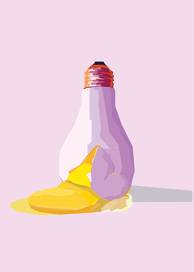 Egg lamp
