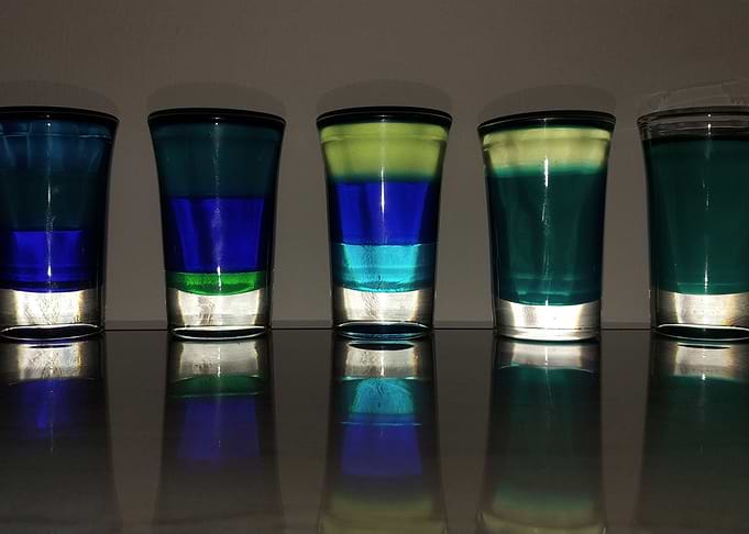 Five glass of wine