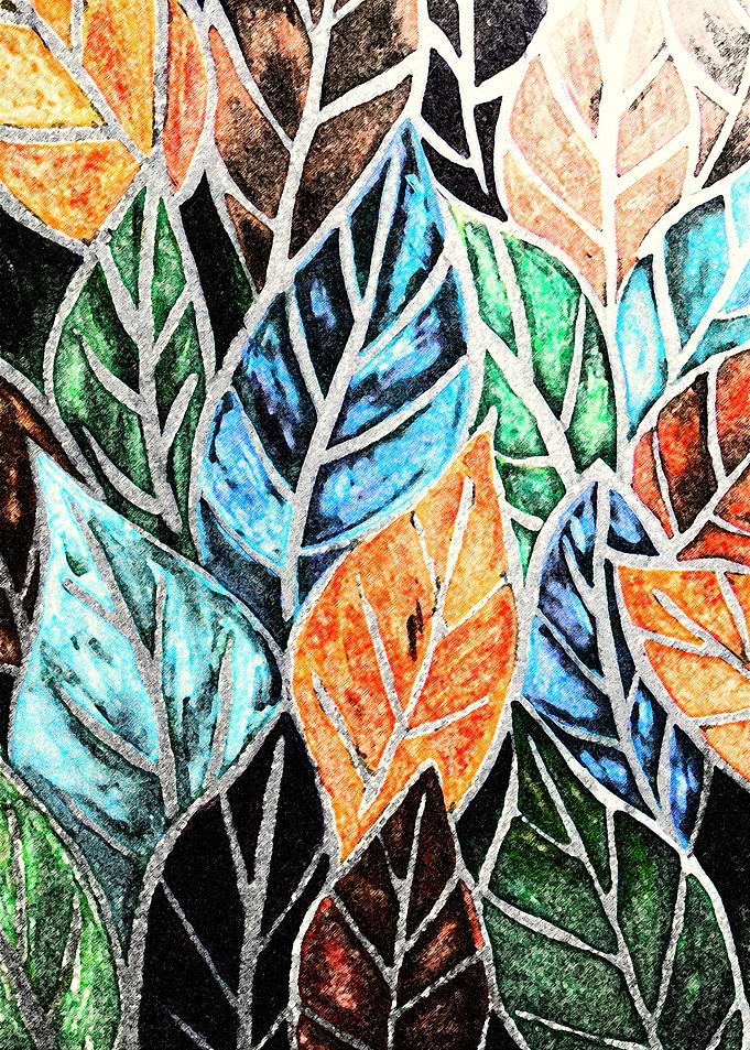 Abstract leaves