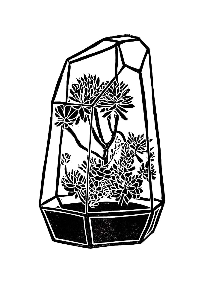 Terrarium BlockPrint