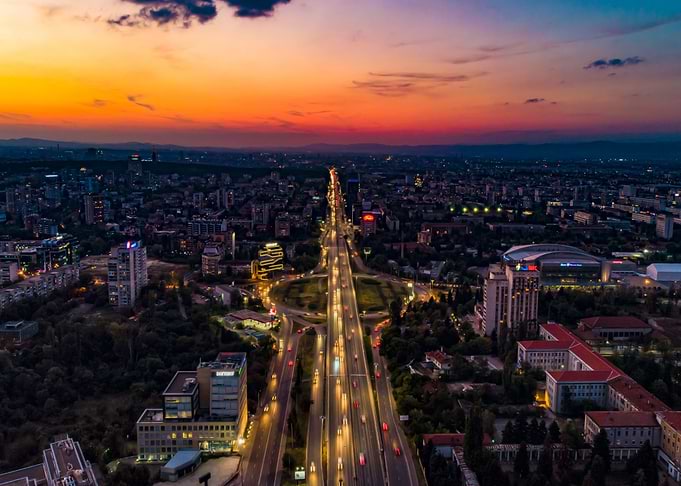 City in the night