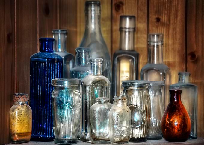 Empty bottles