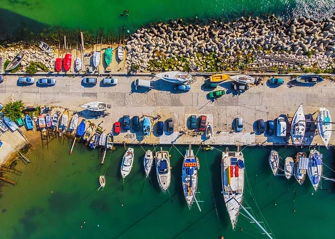 Boats and quay