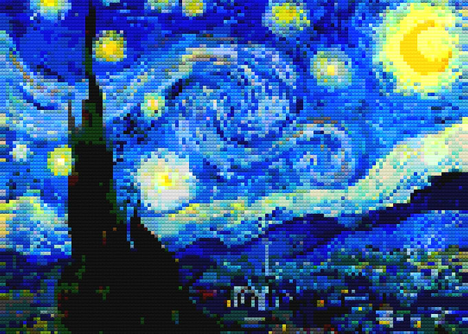 Starry Lego Night