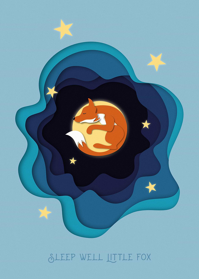 Sleep Well Little Fox