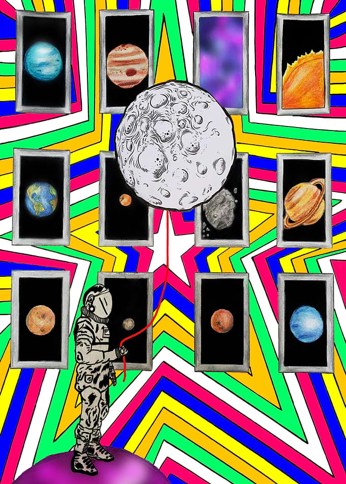 Astronaut in the museum