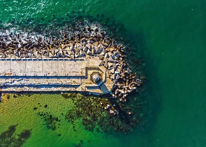 Lighthouse from top