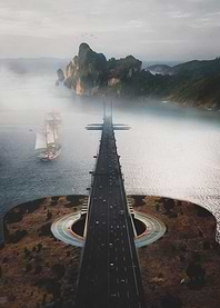 Guitar island Landscape