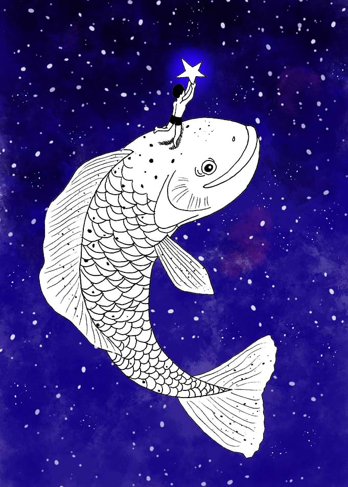 Galaxy fish