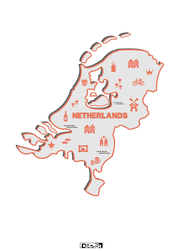 Netherlands Map