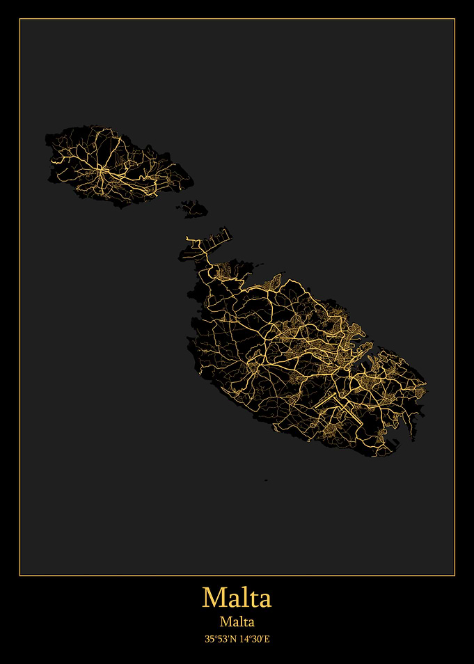Malta map