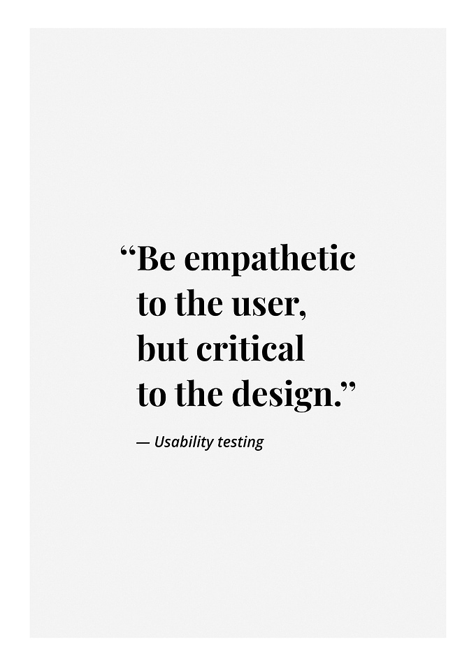 UX Empathetic and critical