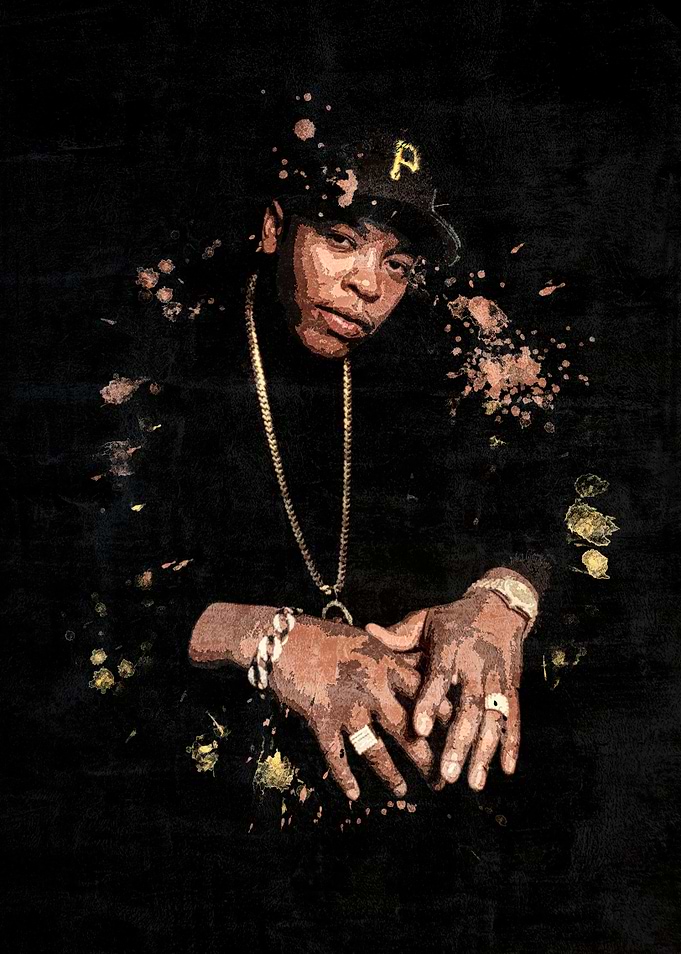 Dr Dre Splatter Painting