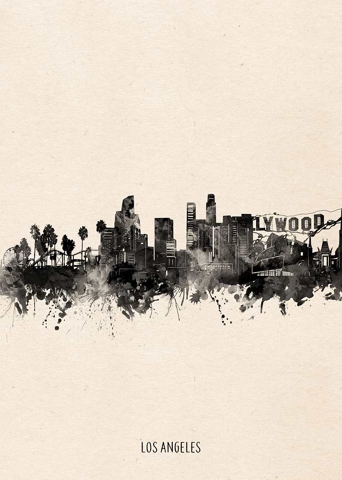 los angeles city portrait