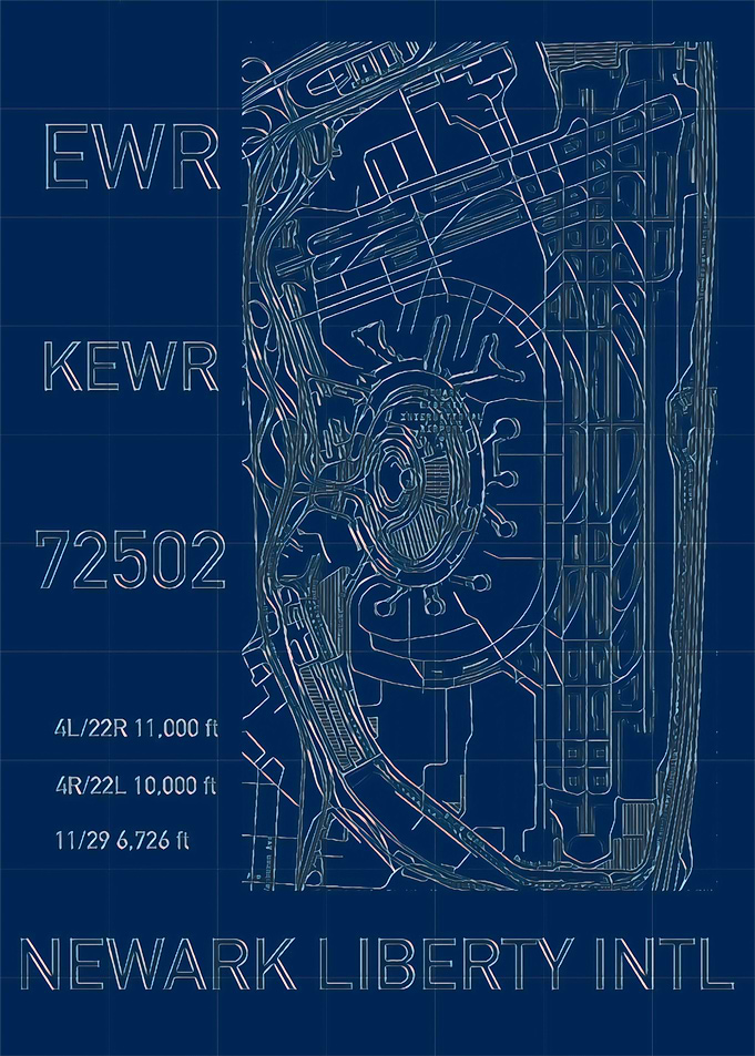 EWR Newark Liberty Blue