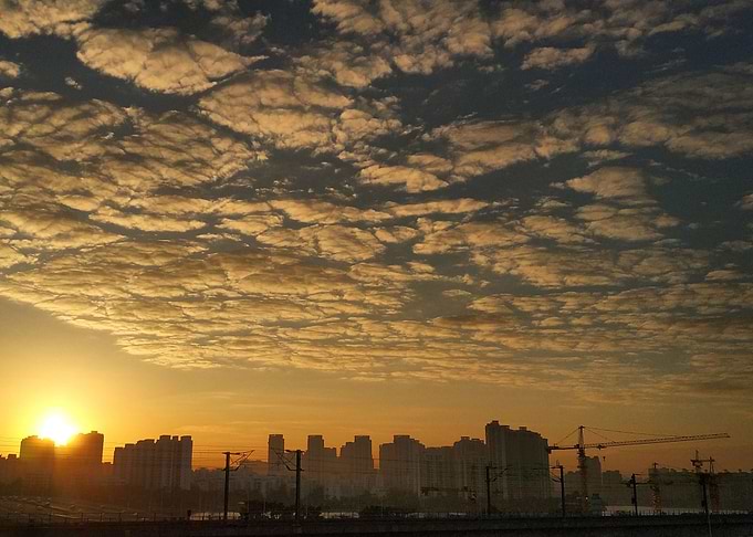 Sunset in Spring