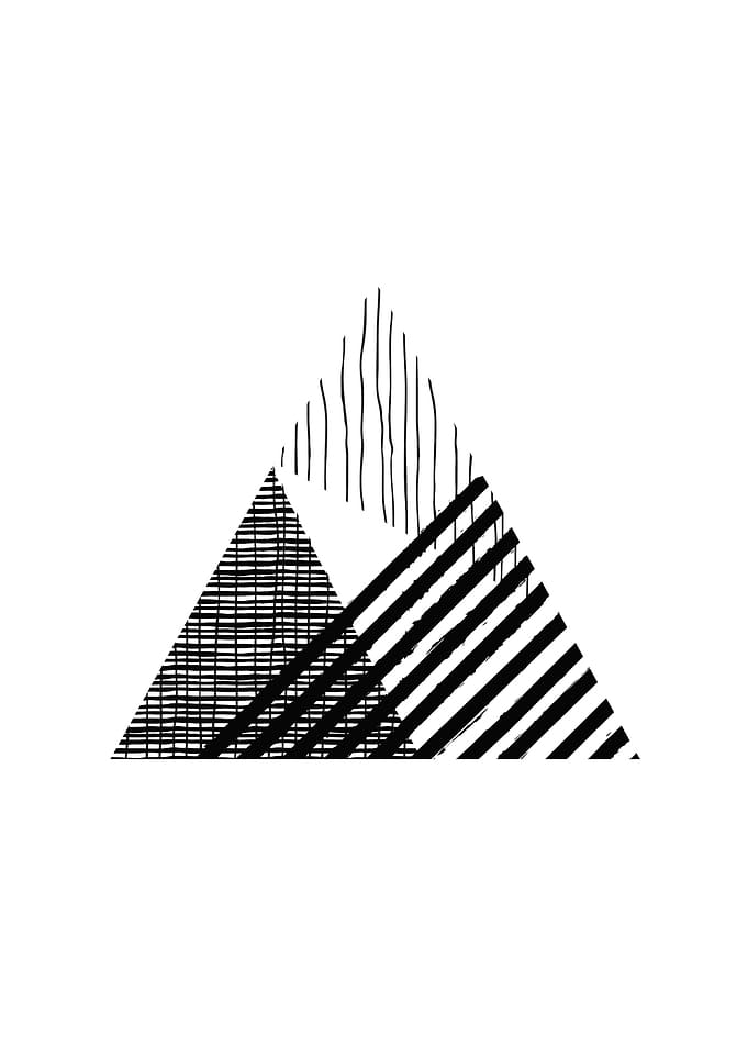 Lined Triangle
