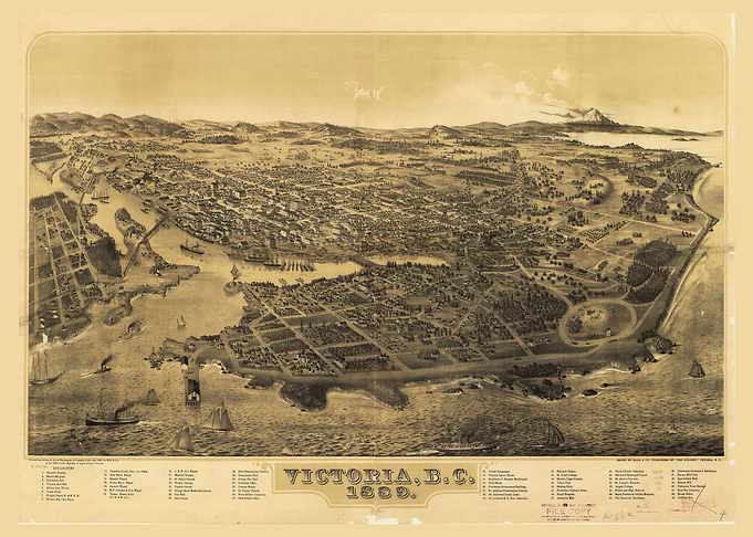 Victoria BC Canada 1889