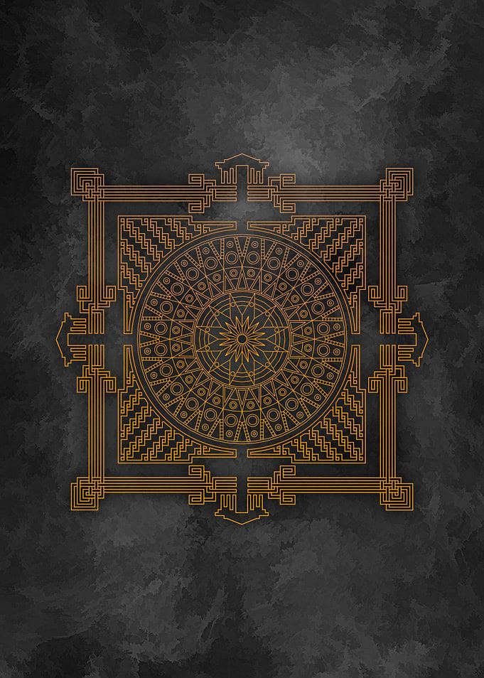Golden Mandala
