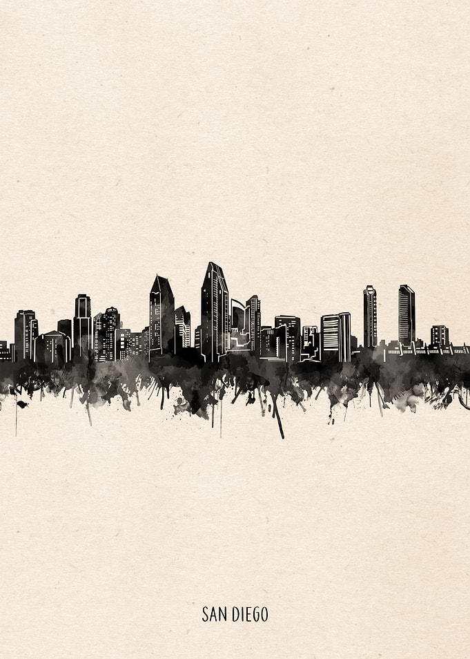 san diego city portrait