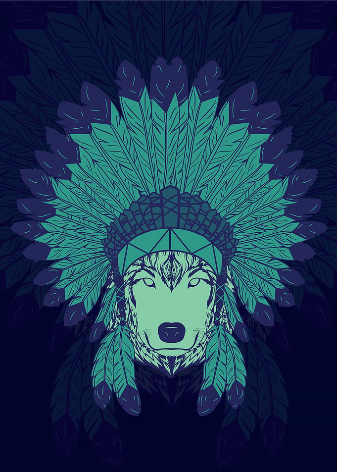 Native American Wolf