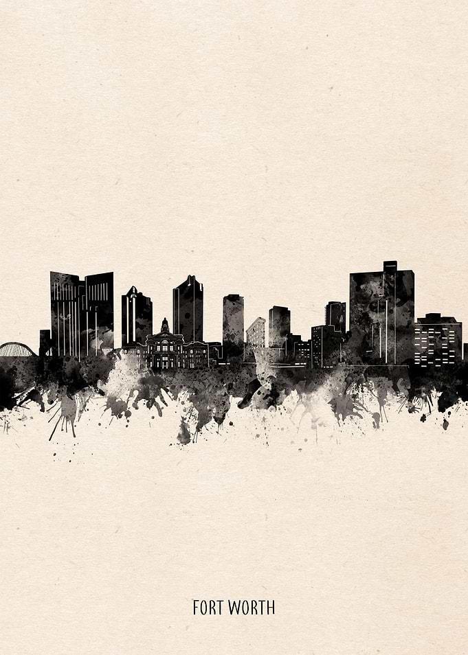 fort worth city portrait