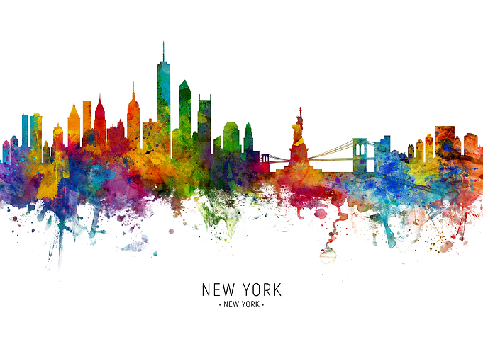 New York New York Skyline